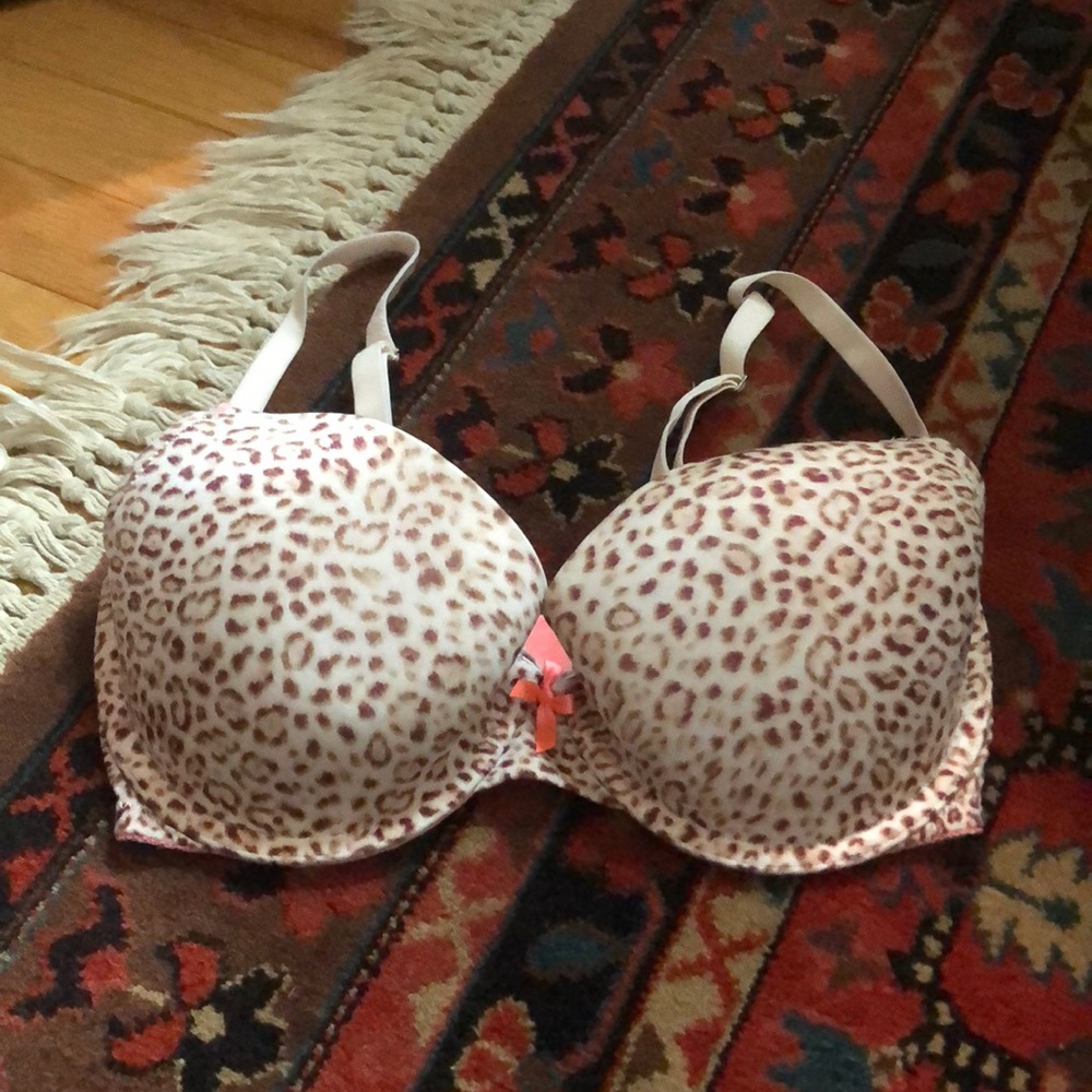 Leopard print dream angels bra